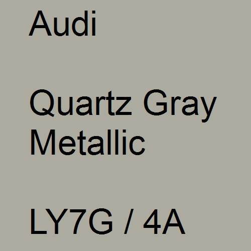 Audi, Quartz Gray Metallic, LY7G / 4A.